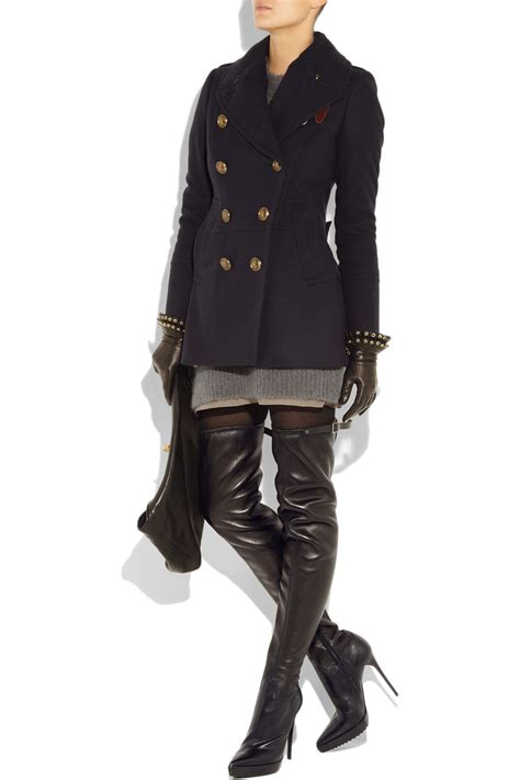 burberry thigh boots